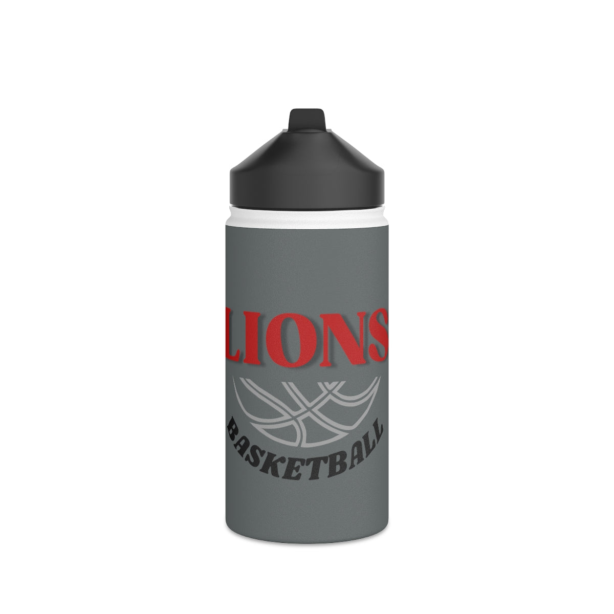 Lions Stainless Steel Water Bottle, Standard Lid