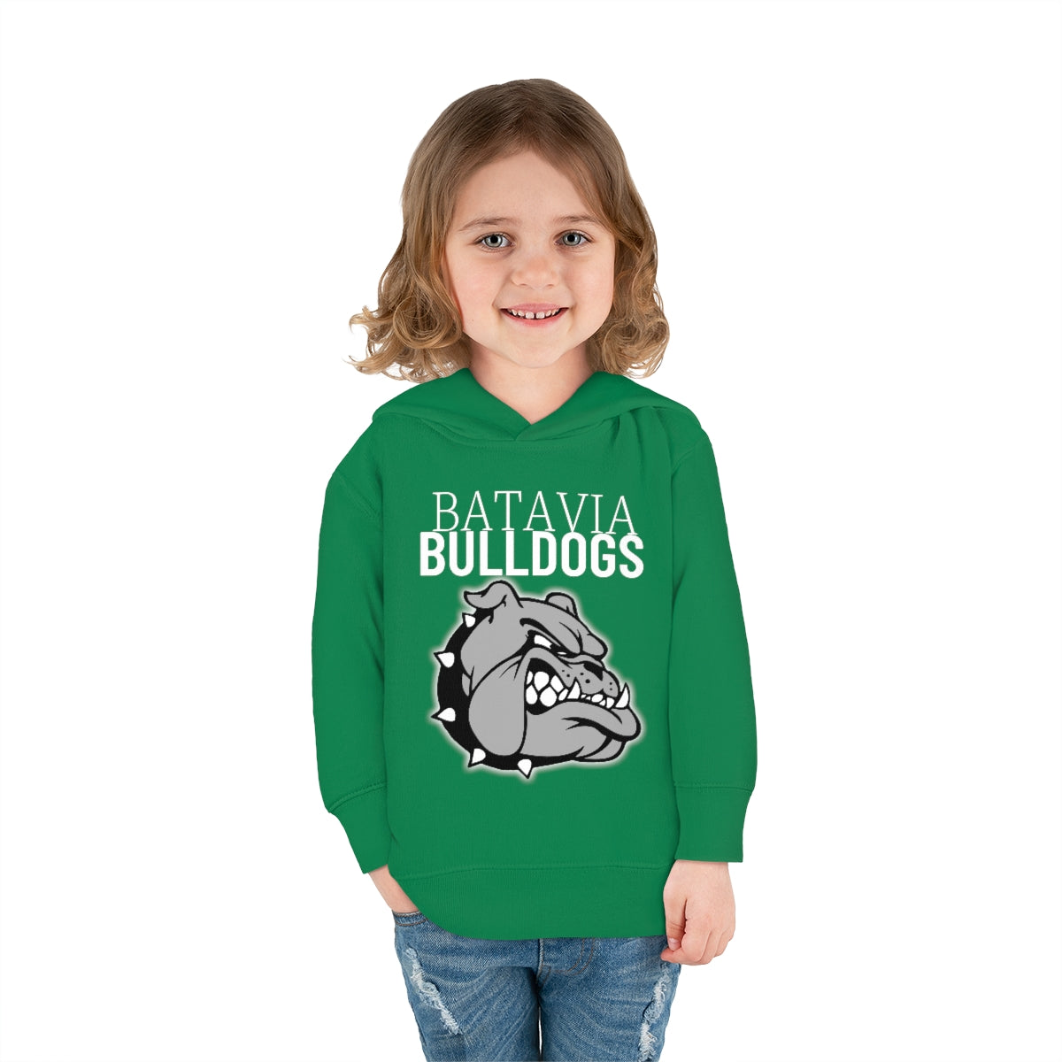 Bulldogs Toddler Pullover Fleece Hoodie