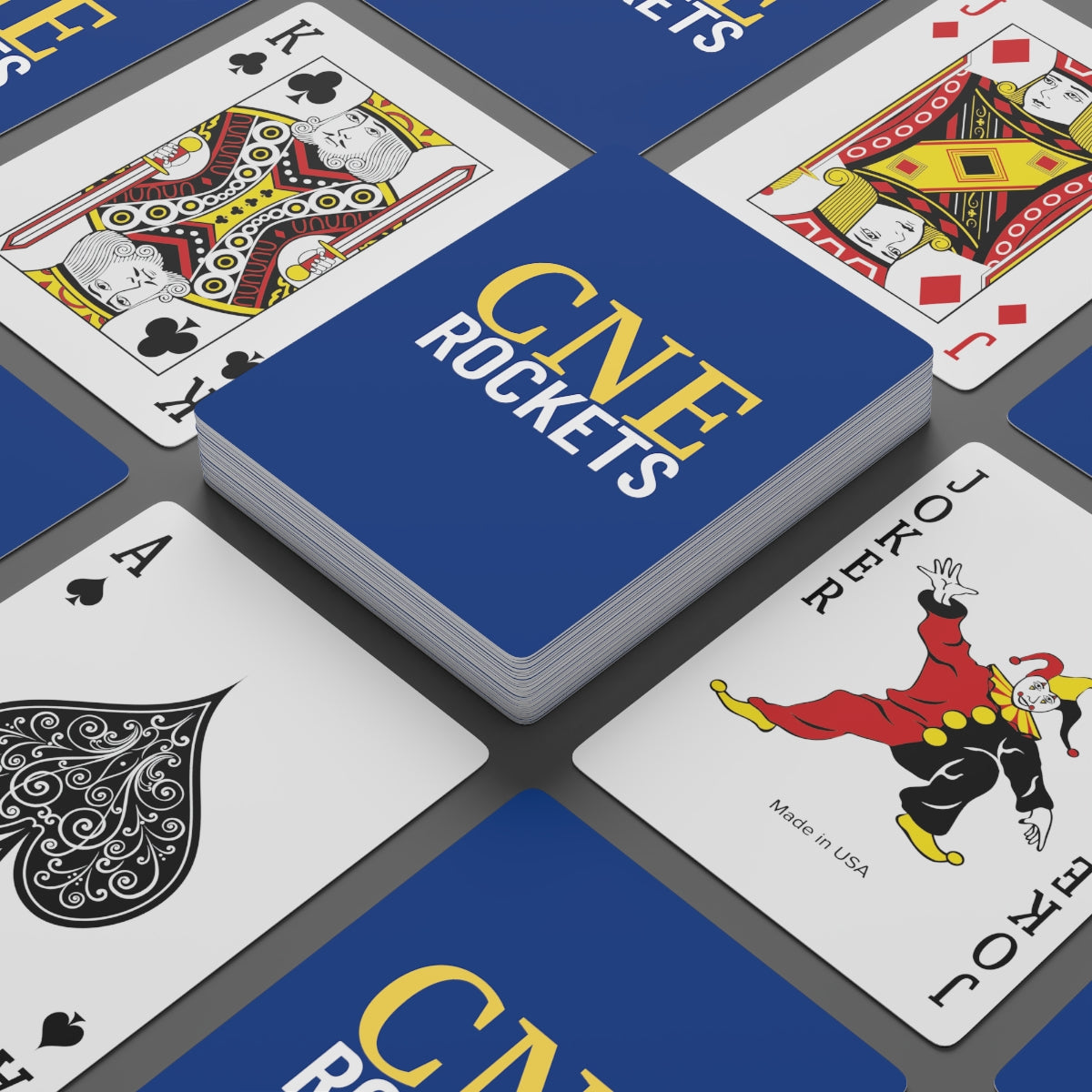 Rockets Custom Poker Cards