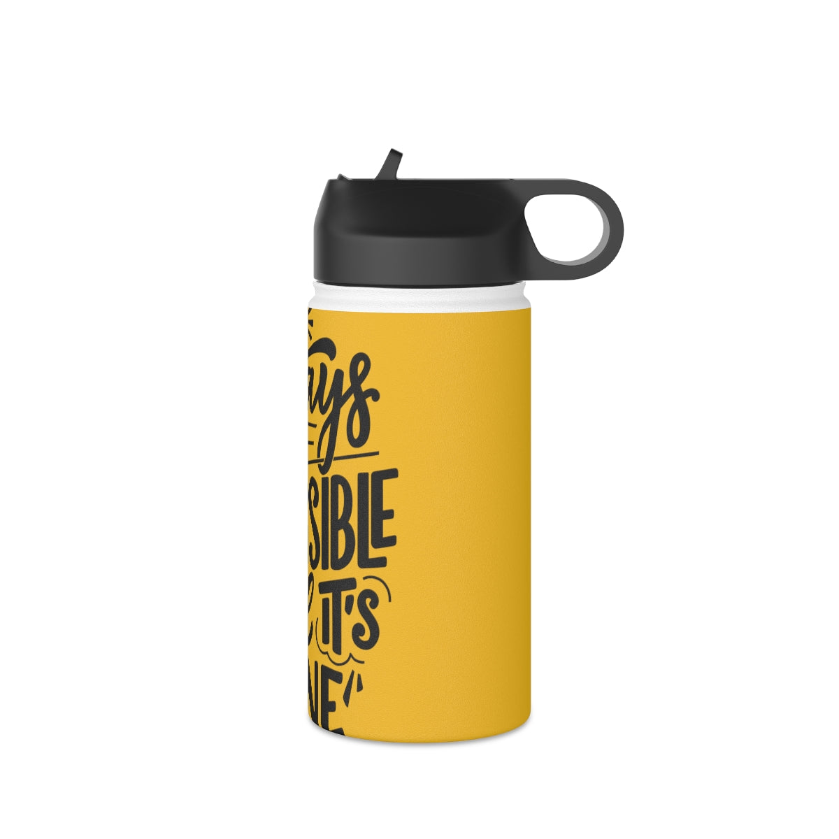 Stainless Steel Water Bottle, Standard Lid