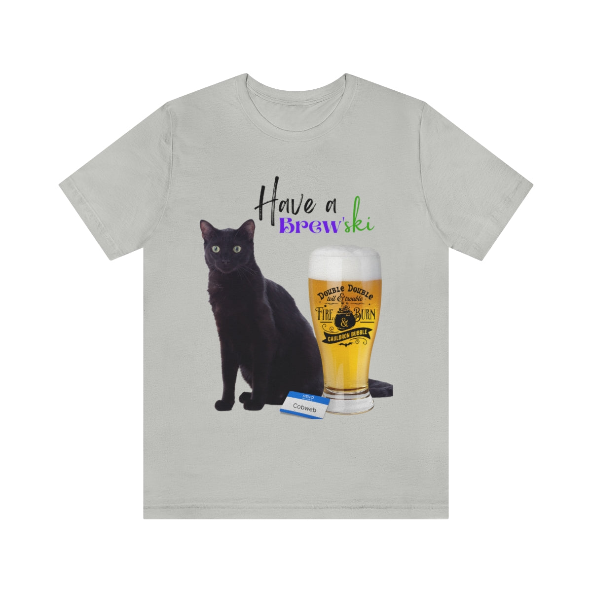 Black Cat Unisex Jersey Short Sleeve Tee