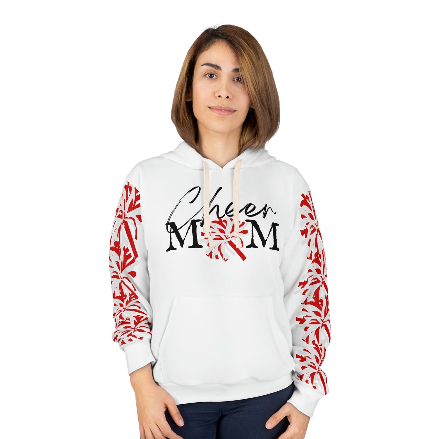 Tigers Cheer Mom AOP Unisex Pullover Hoodie