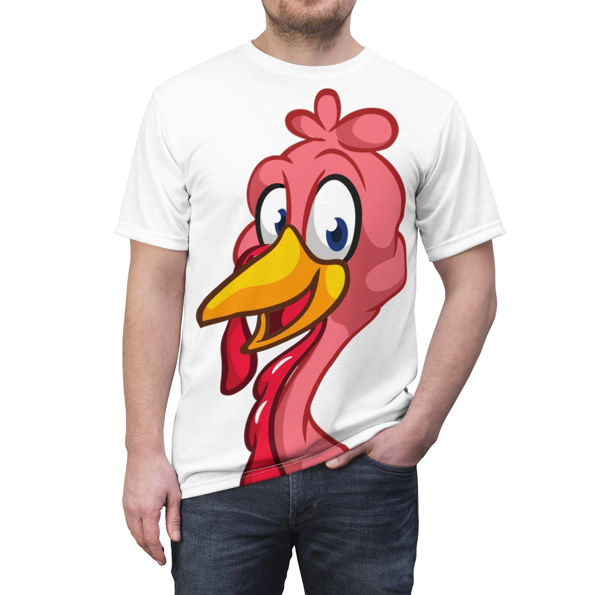 Turkey Gobbler Unisex AOP Cut & Sew Tee