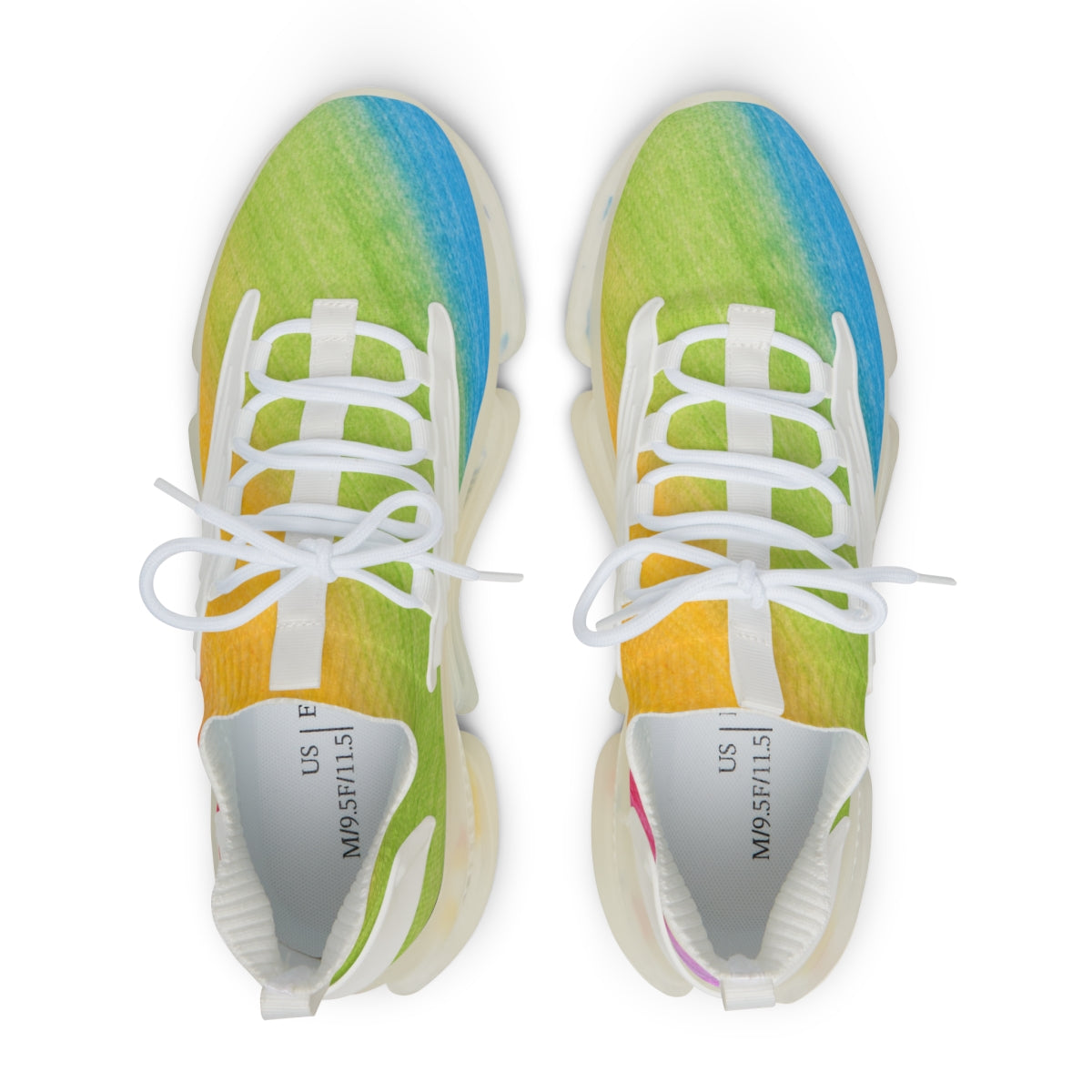 Rainbow Mesh Sports Sneakers