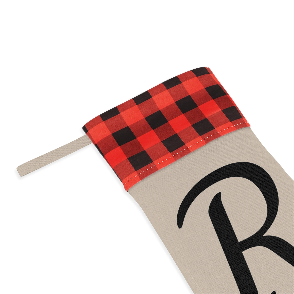 "R" Christmas Stocking