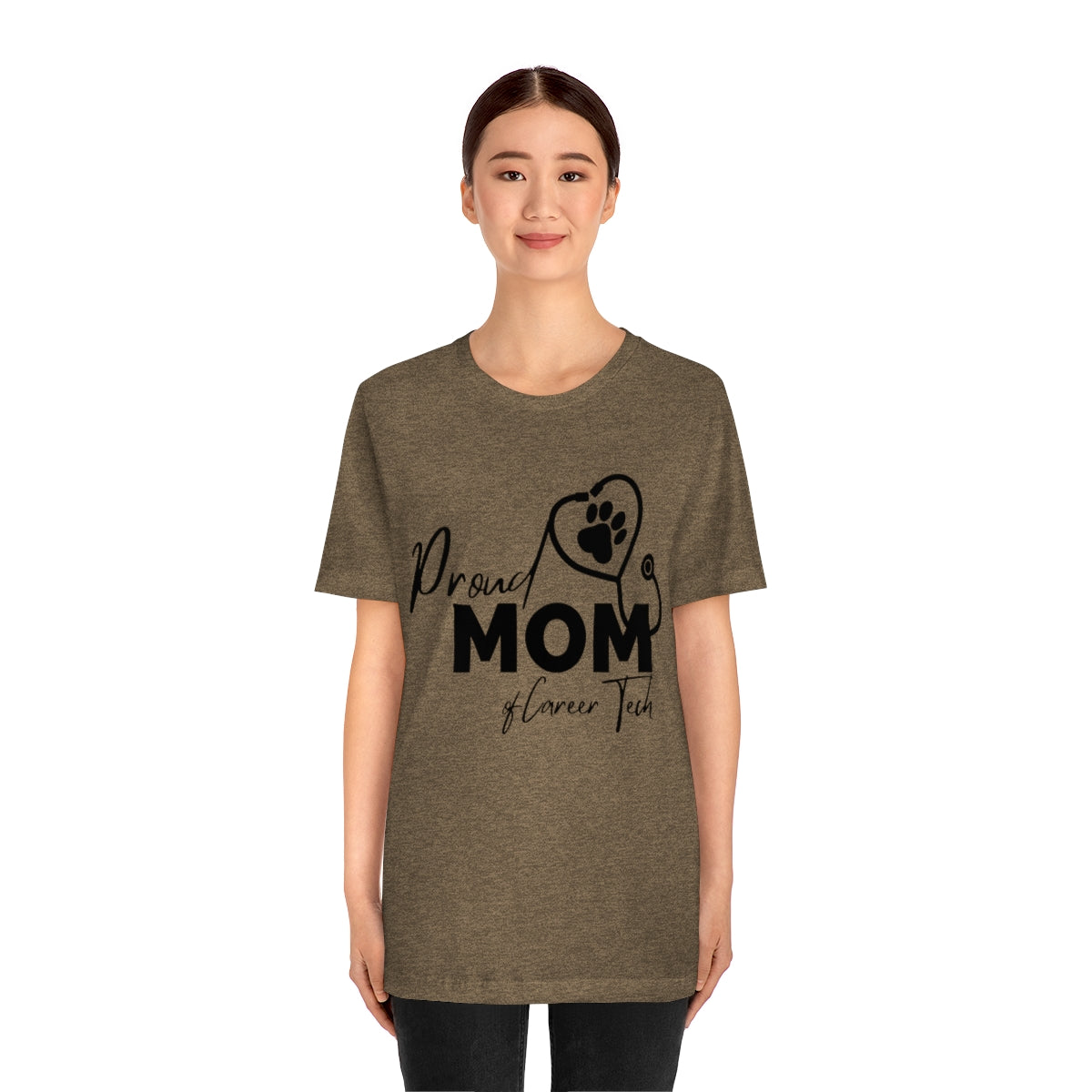 Proud Mom of Career Tech Student Unisex Jersey Short Sleeve Tee