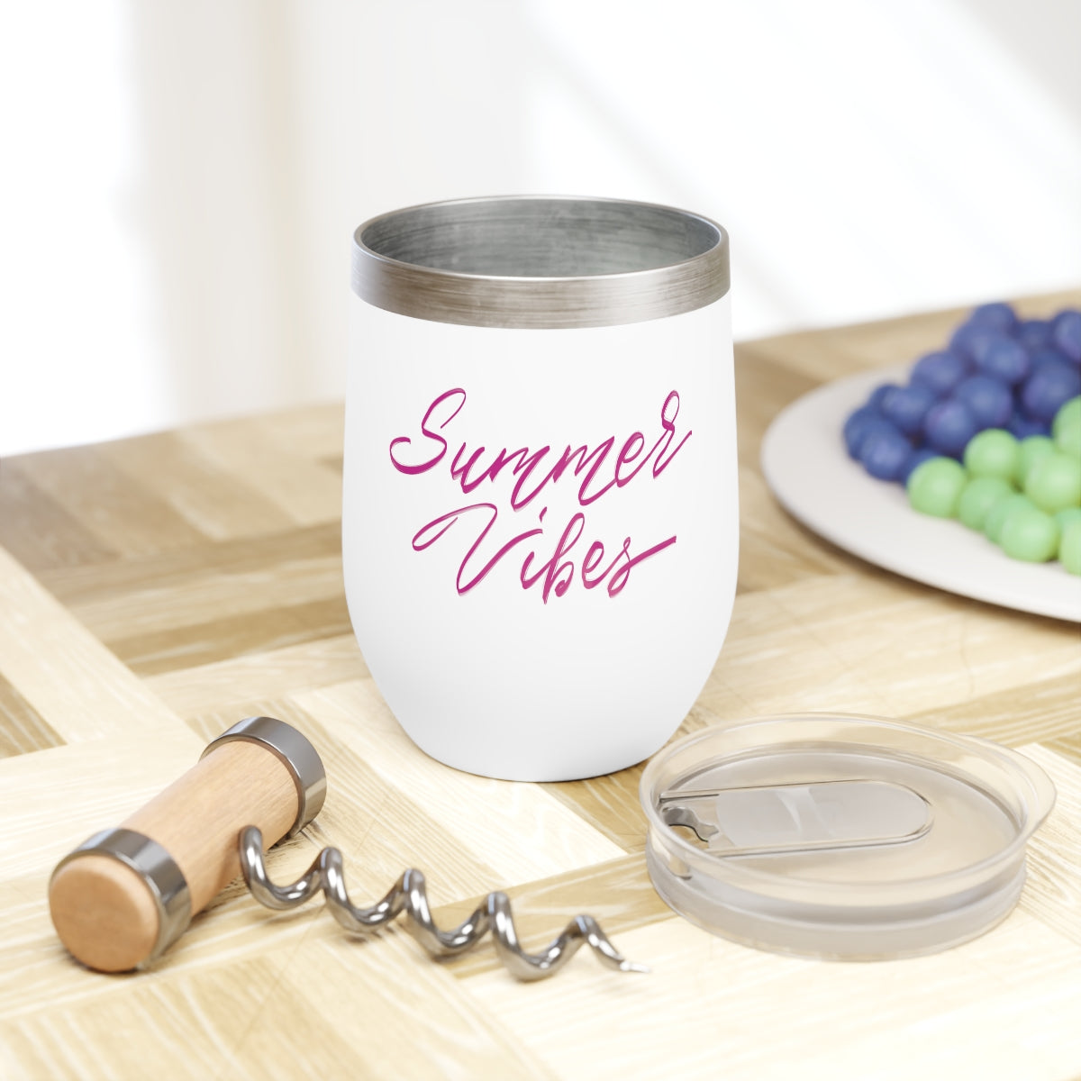 Summer Vibes Chill Wine Tumbler