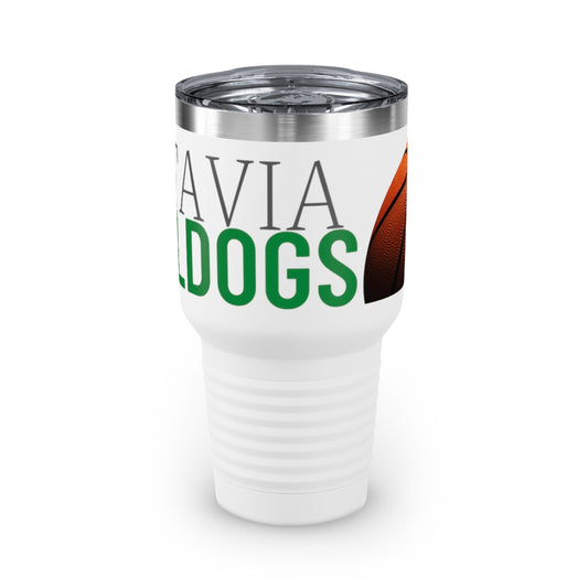 Bulldog Basketball Ringneck Tumbler, 30oz