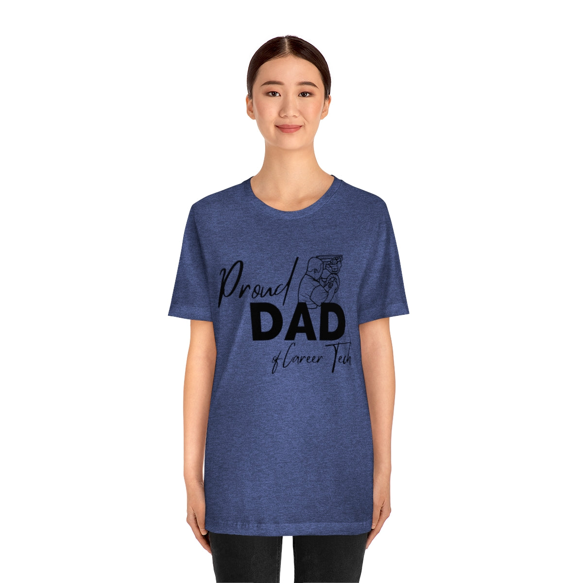 Proud Dad of Career Tech Student  Jersey Short Sleeve Tee