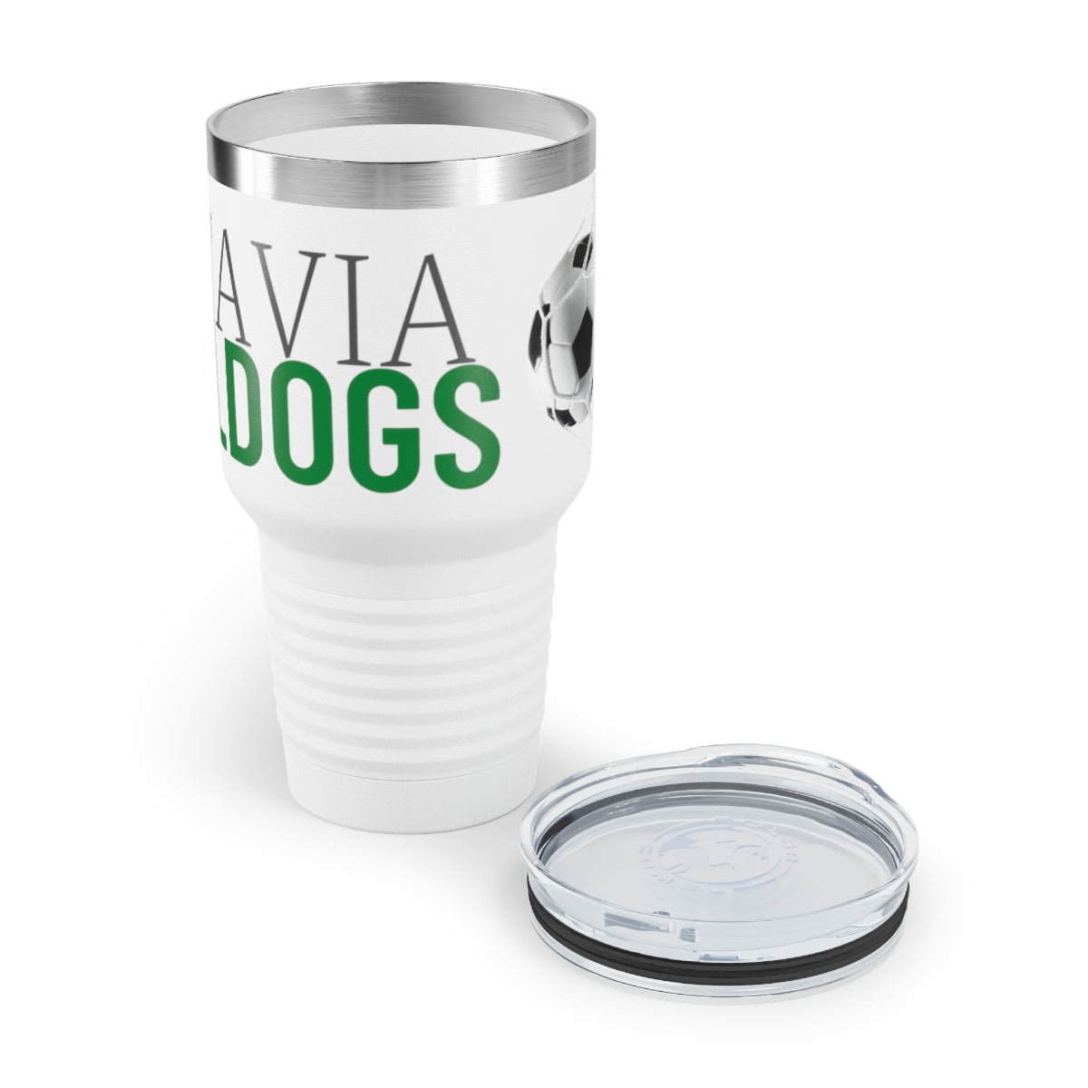 Bulldog Soccer Ringneck Tumbler, 30oz