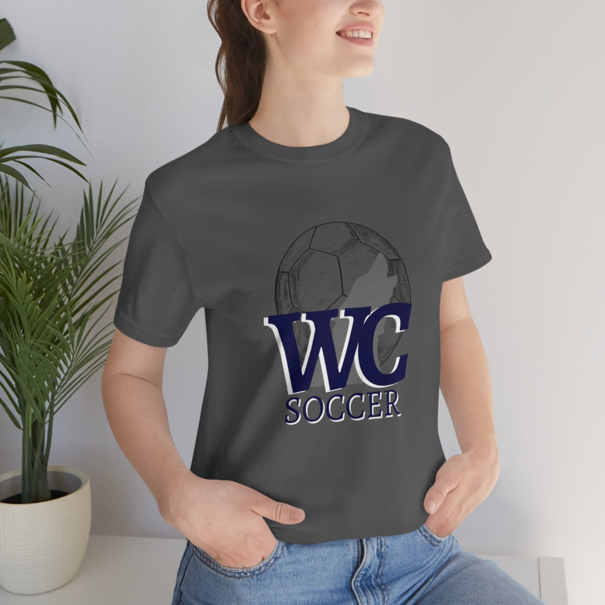 Soccer Wolves Unisex Jersey Short Sleeve Tee