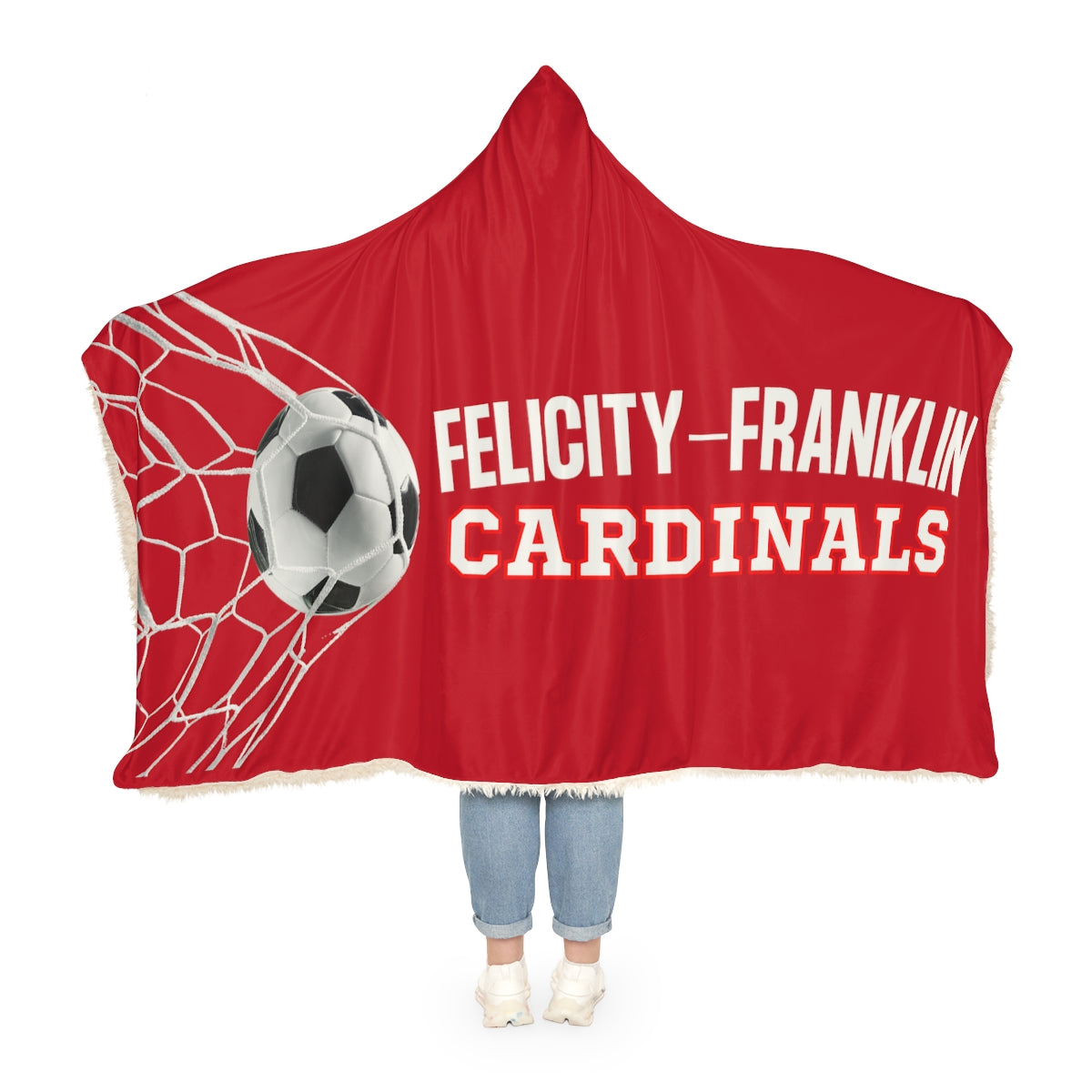 Cardinals Soccer Snuggle Blanket