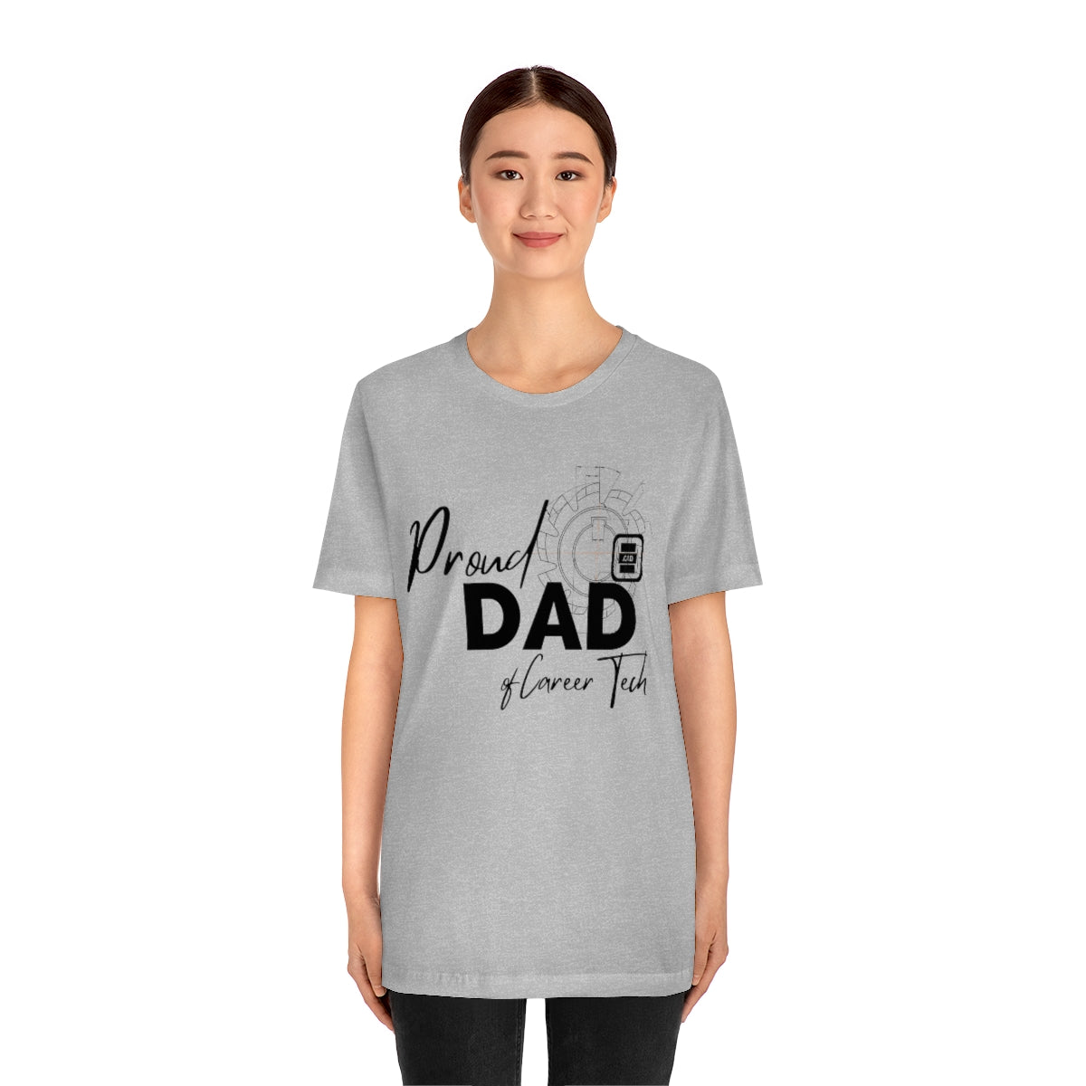 Proud Dad of Career Tech Student Jersey Short Sleeve Tee