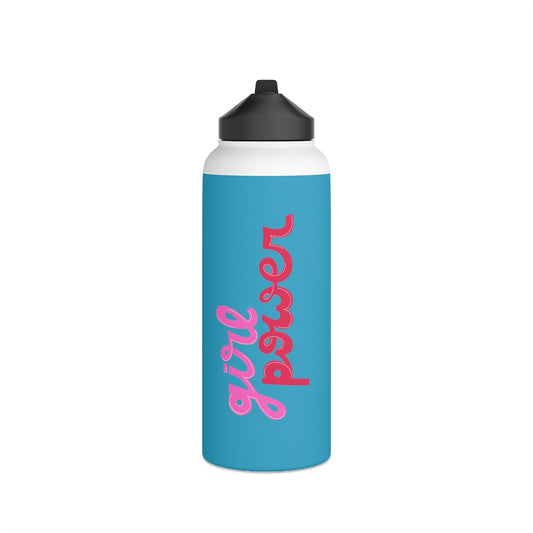 Girl Power Stainless Steel Water Bottle, Standard Lid