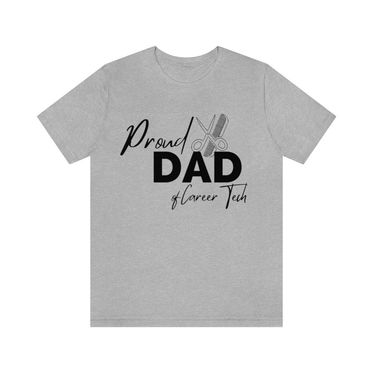 Proud Dad of Career Tech Student Jersey Short Sleeve Tee