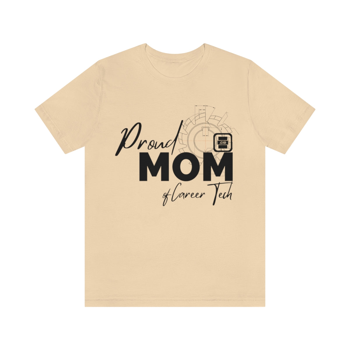 Proud Mom of Career Tech Student Jersey Short Sleeve Tee