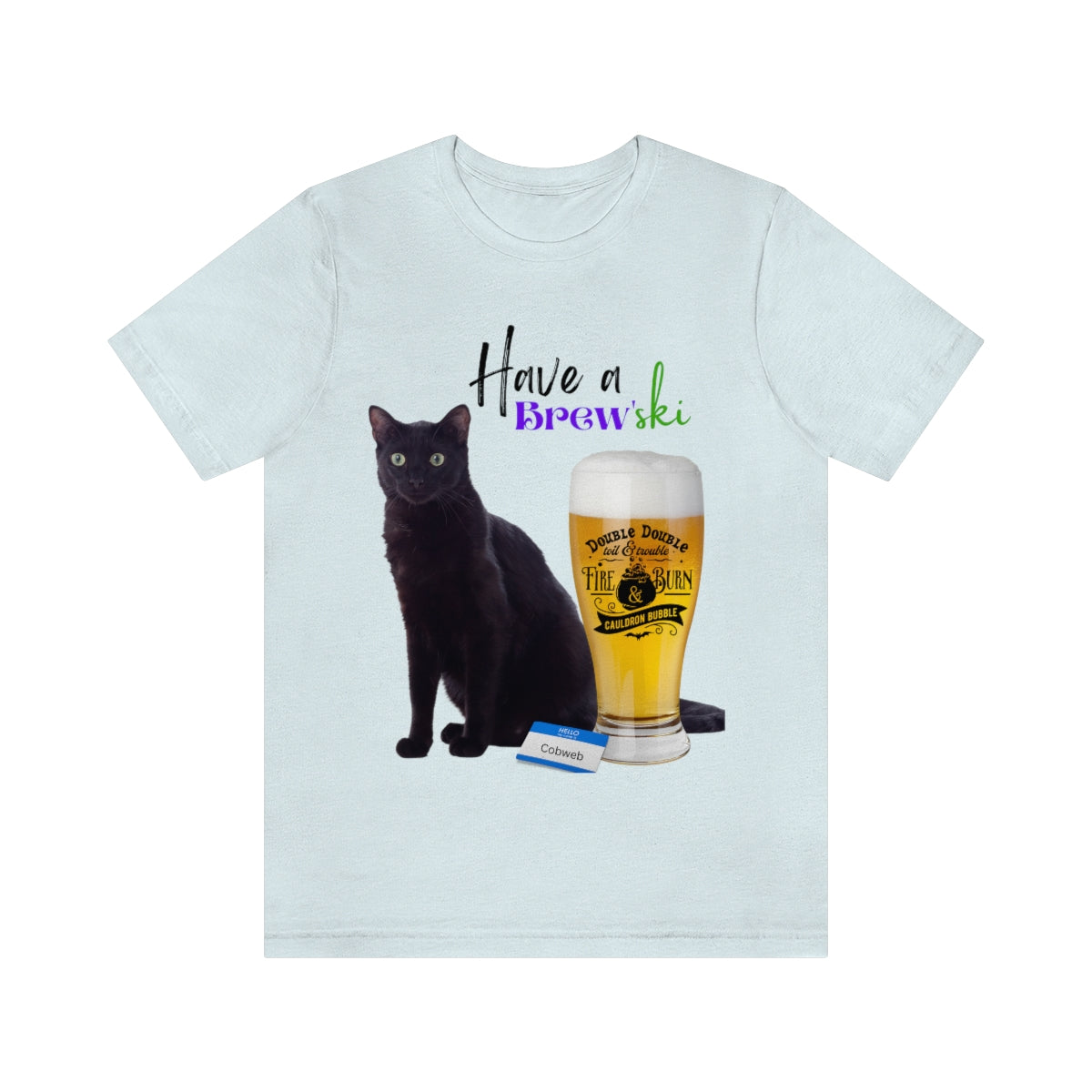 Black Cat Unisex Jersey Short Sleeve Tee