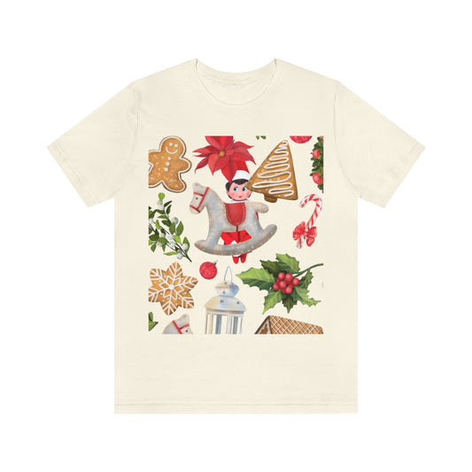 Elf on the shelf Unisex Jersey Short Sleeve Tee