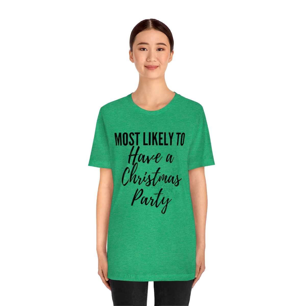 Christmas Party Unisex Jersey Short Sleeve Tee