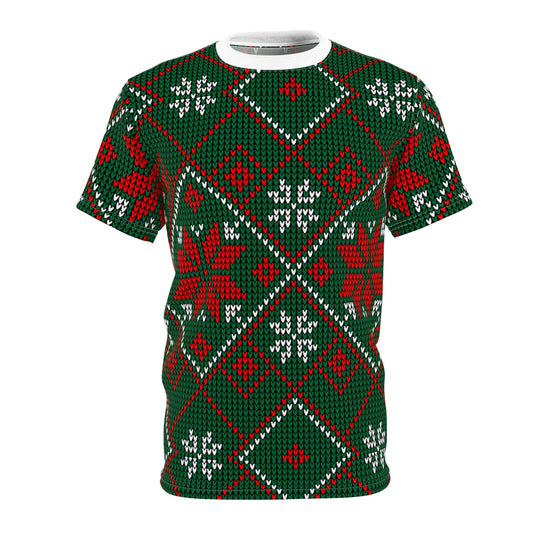 Ugly Sweater Unisex AOP Cut & Sew Tee