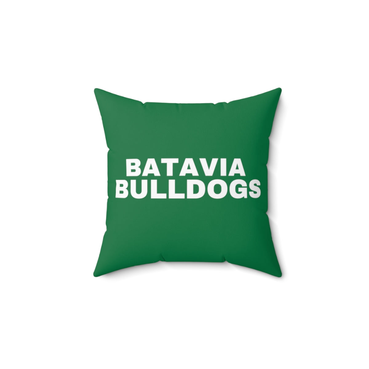 Bulldogs Spun Polyester Square Pillow