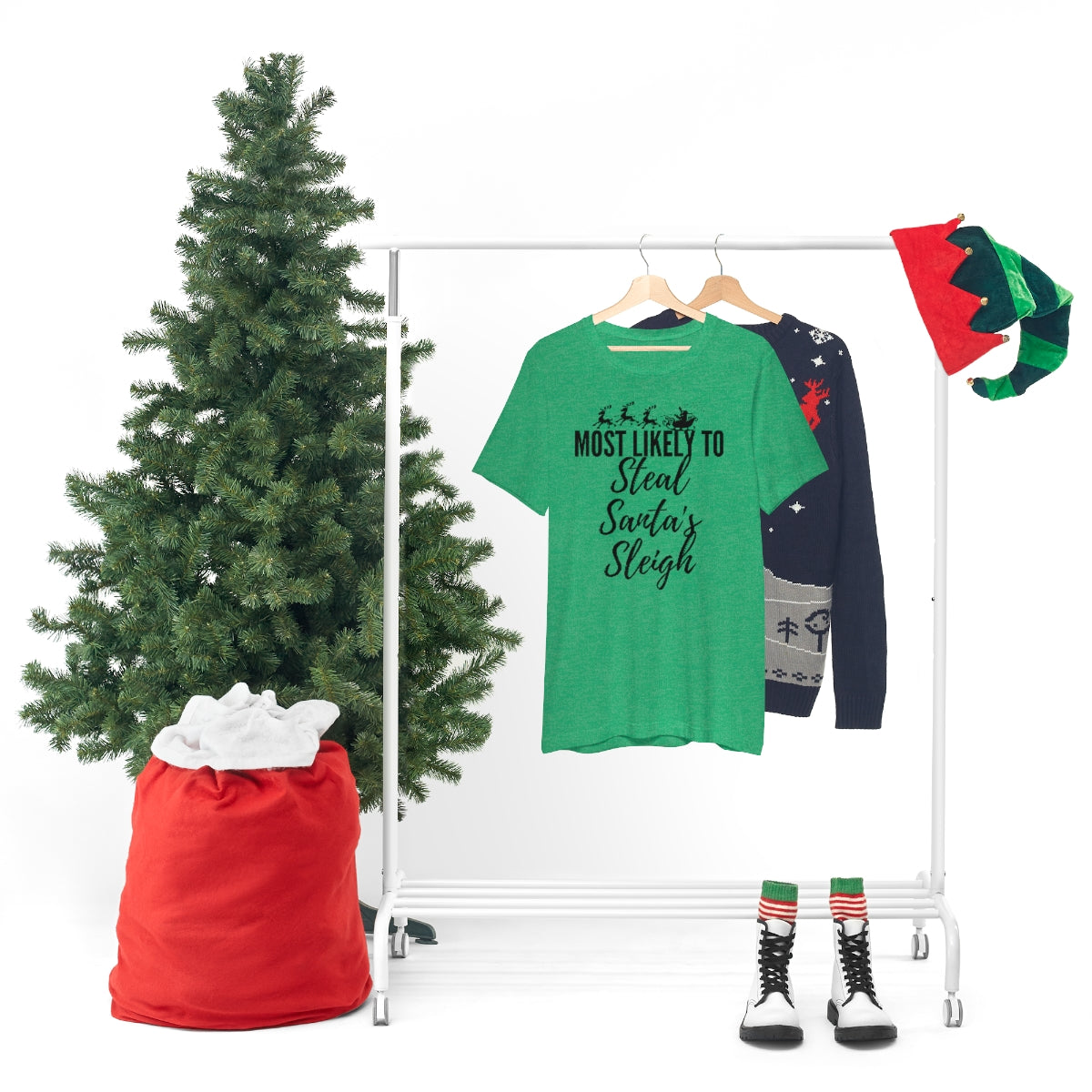 Stolen Sleigh  Unisex Jersey Short Sleeve Tee