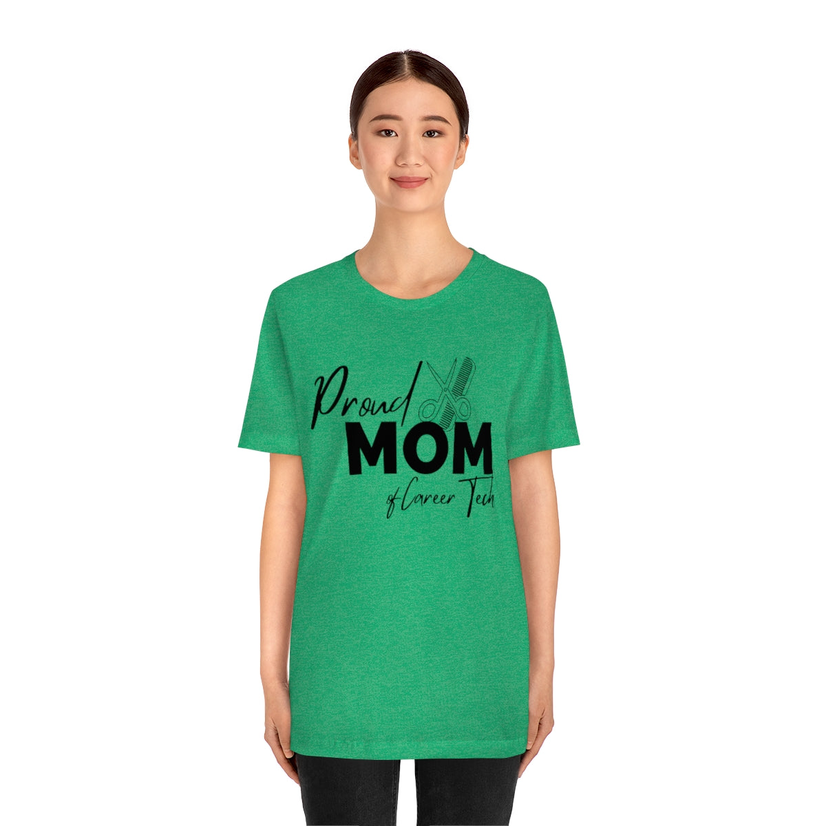 Proud Mom of Career Tech Student Unisex Jersey Short Sleeve Tee