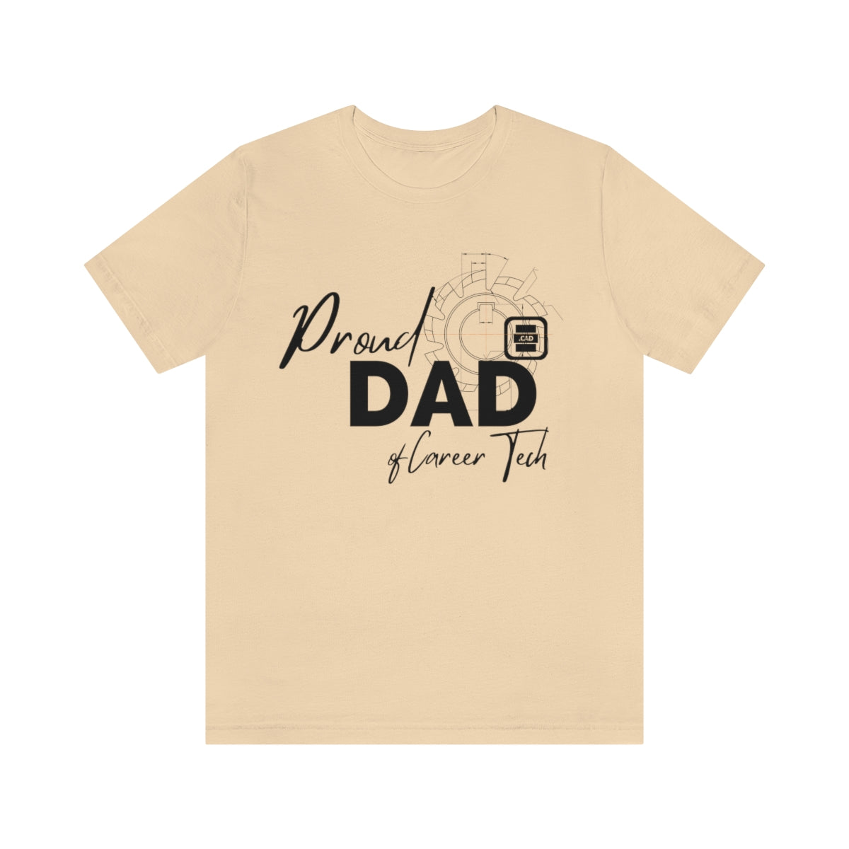 Proud Dad of Career Tech Student Jersey Short Sleeve Tee