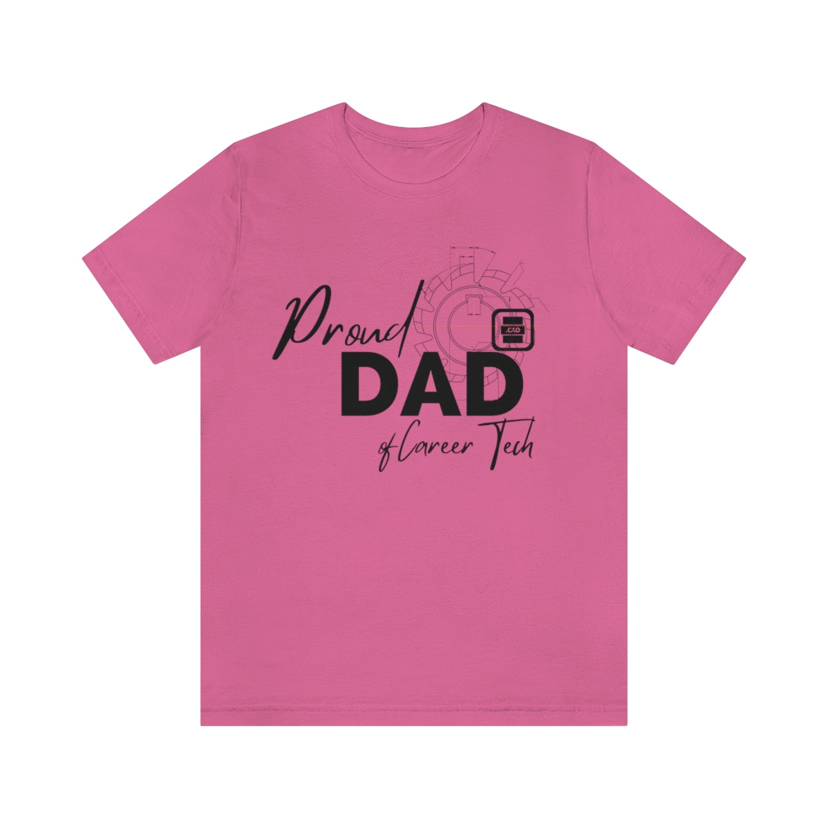 Proud Dad of Career Tech Student Jersey Short Sleeve Tee