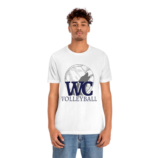 Volleyball Wolves Unisex Jersey Short Sleeve Tee