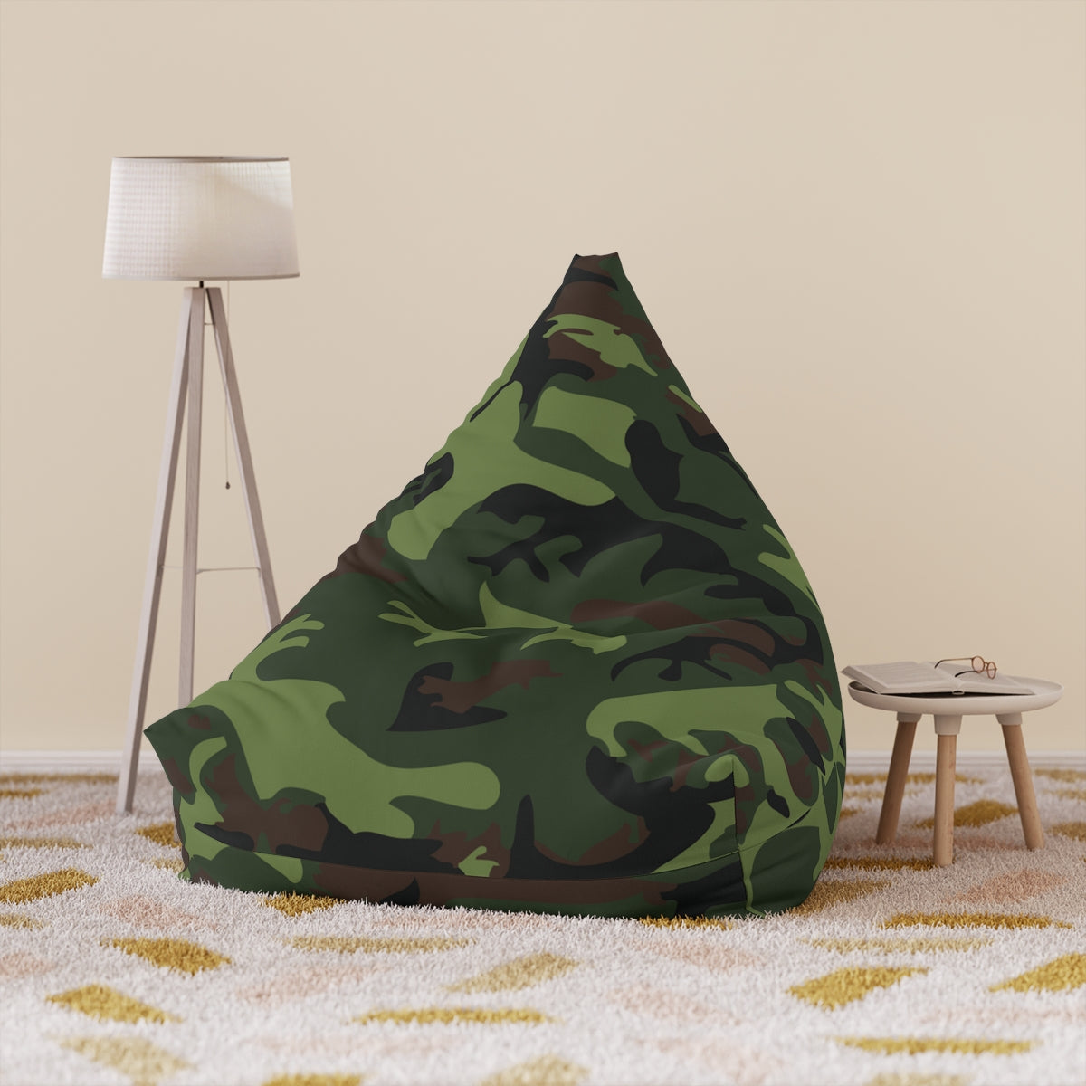 Camo Bean Bag Chair Cover (Filling Sold Separately)