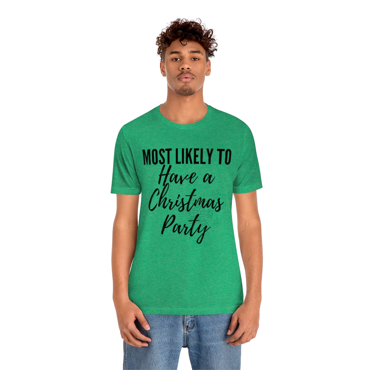 Christmas Party Unisex Jersey Short Sleeve Tee