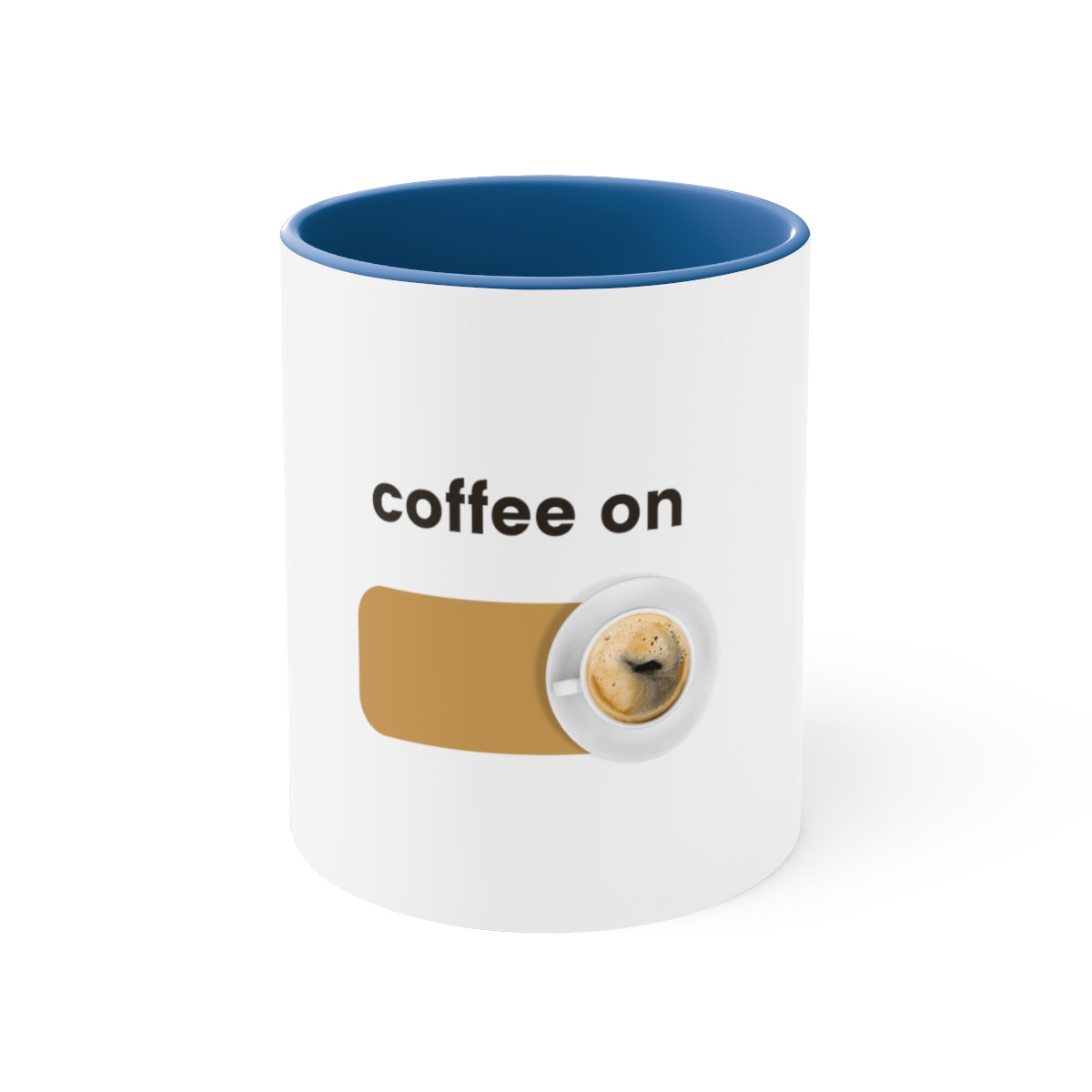 Coffee On Accent Coffee Mug, 11oz