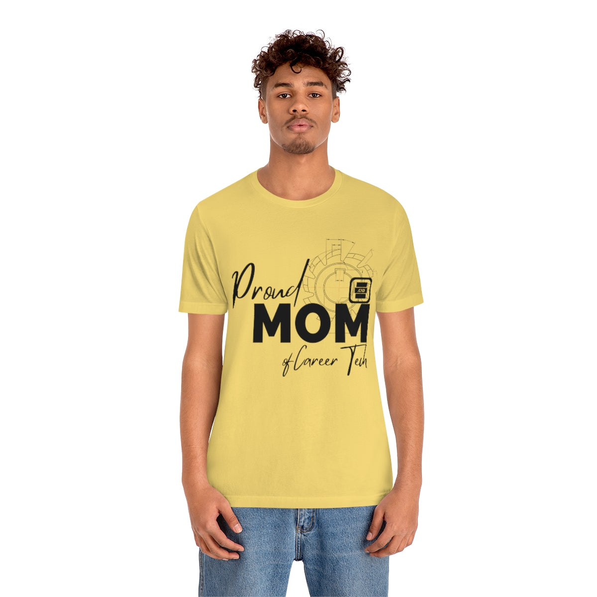 Proud Mom of Career Tech Student Jersey Short Sleeve Tee