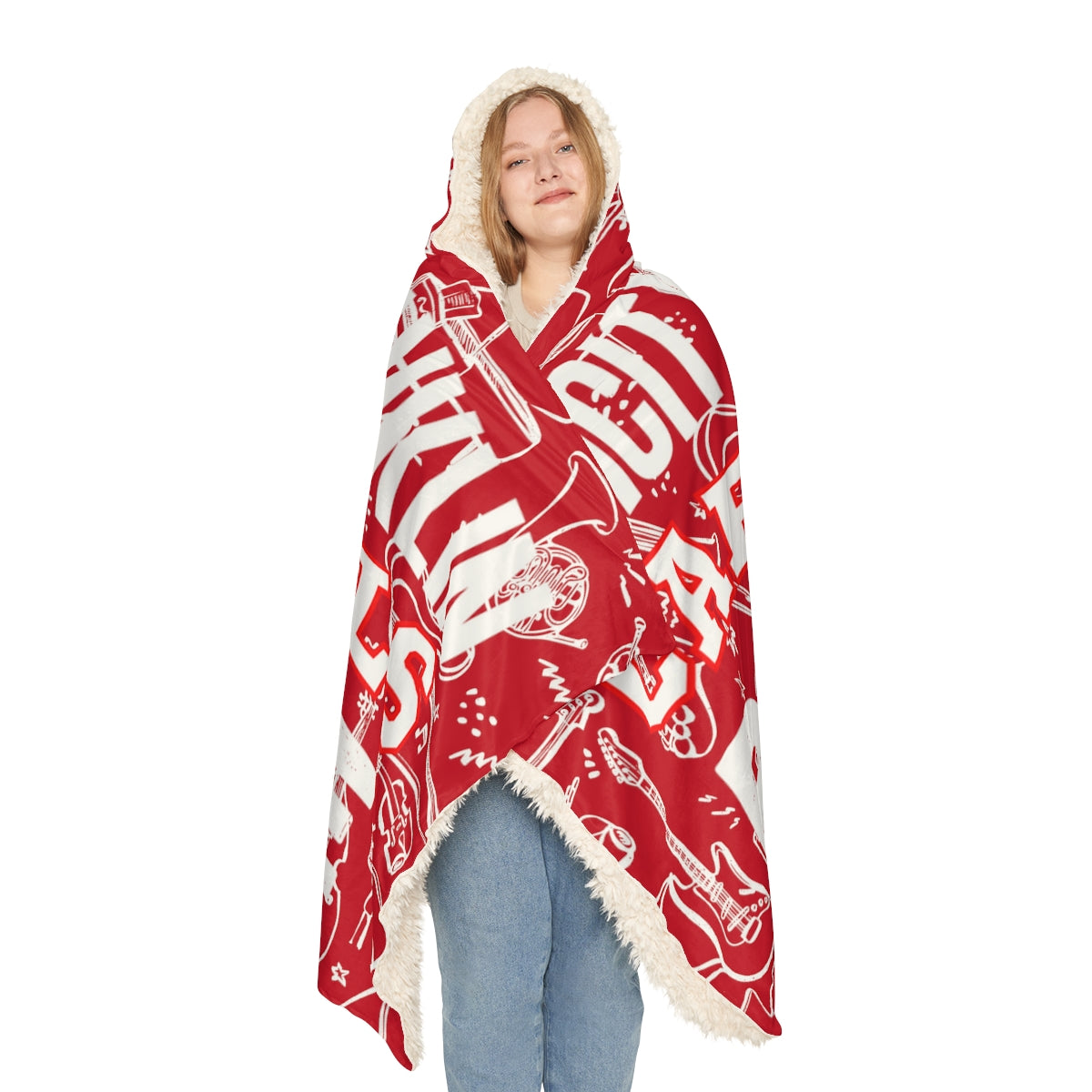 Cardinals Band Snuggle Blanket