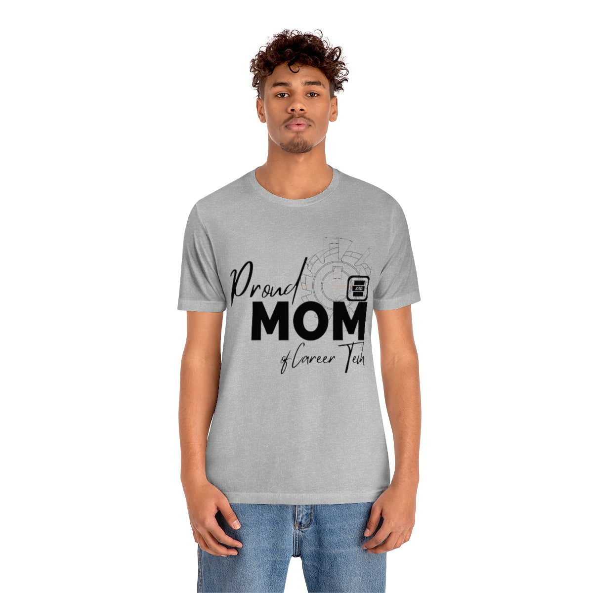 Proud Mom of Career Tech Student Jersey Short Sleeve Tee