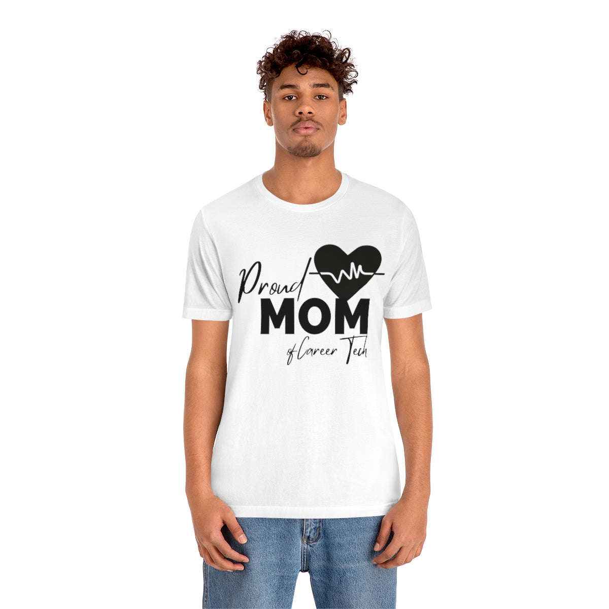 Proud Mom of Career Tech Student Jersey Short Sleeve Tee