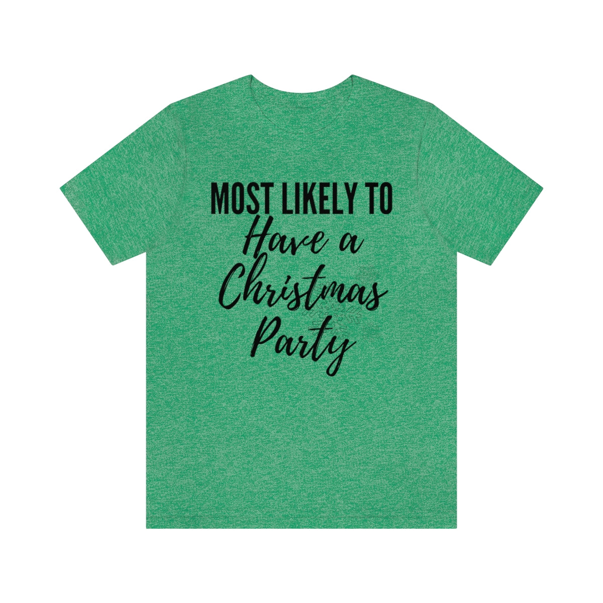 Christmas Party Unisex Jersey Short Sleeve Tee