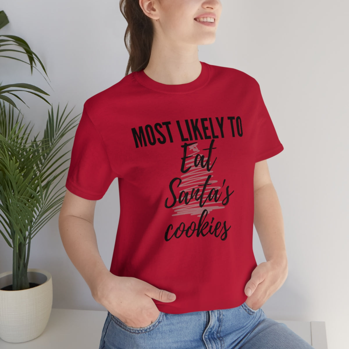 Santa's Cookies Unisex Jersey Short Sleeve Tee