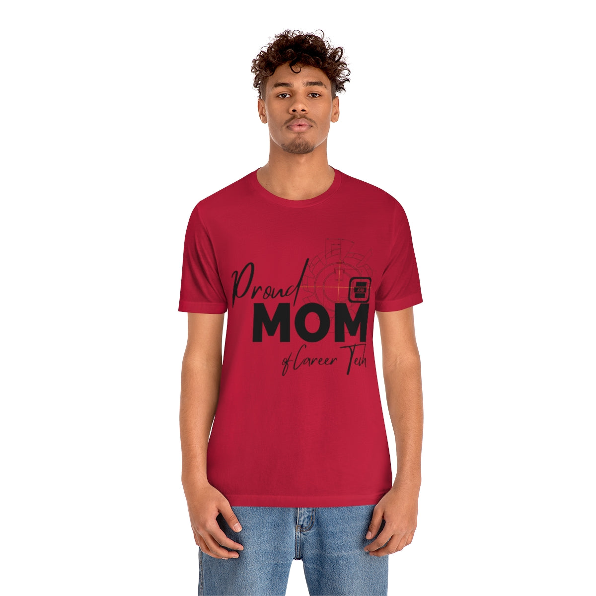 Proud Mom of Career Tech Student Jersey Short Sleeve Tee