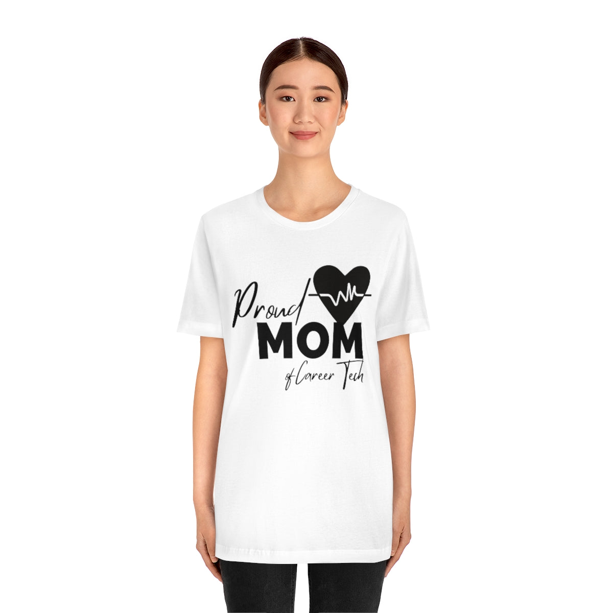 Proud Mom of Career Tech Student Jersey Short Sleeve Tee