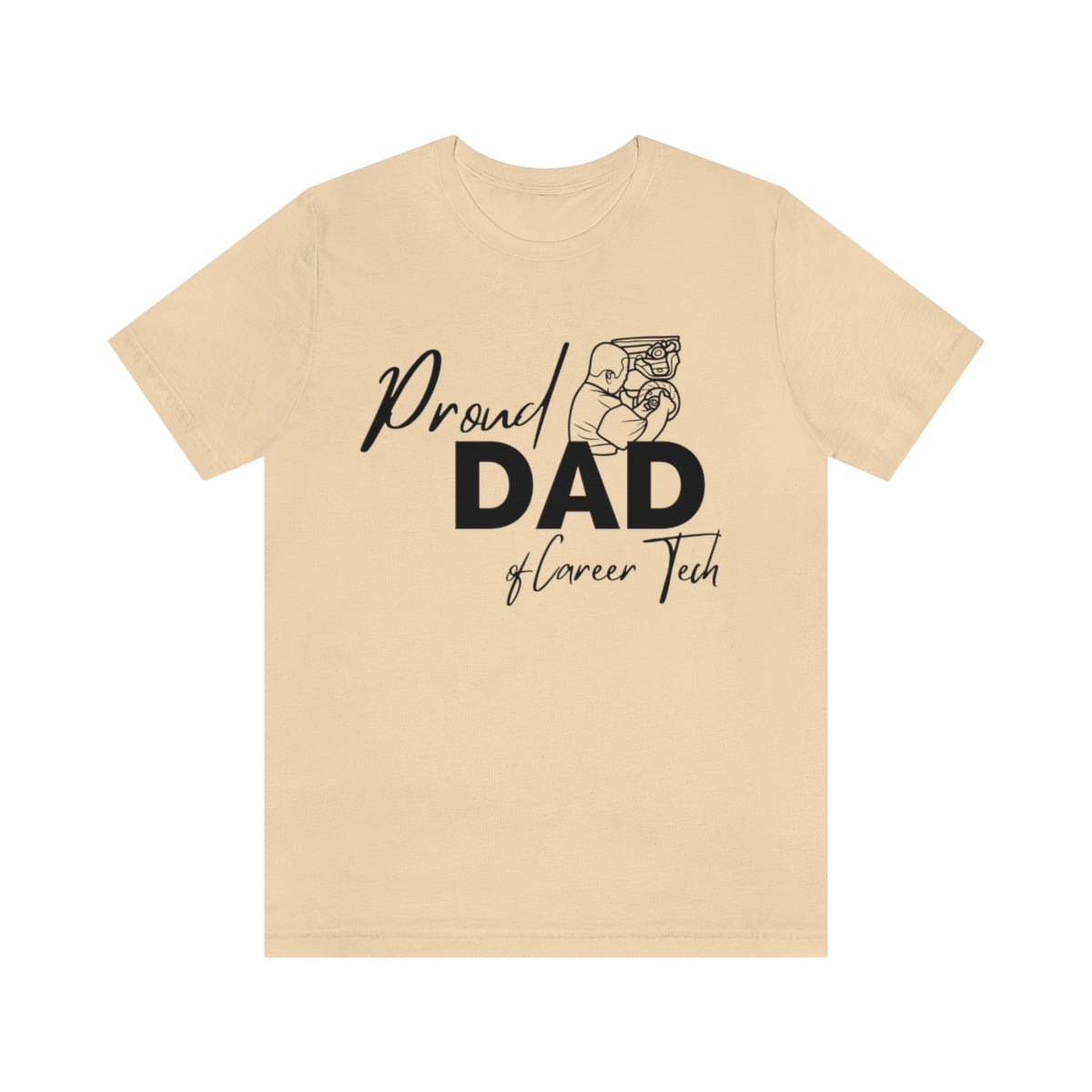 Proud Dad of Career Tech Student  Jersey Short Sleeve Tee