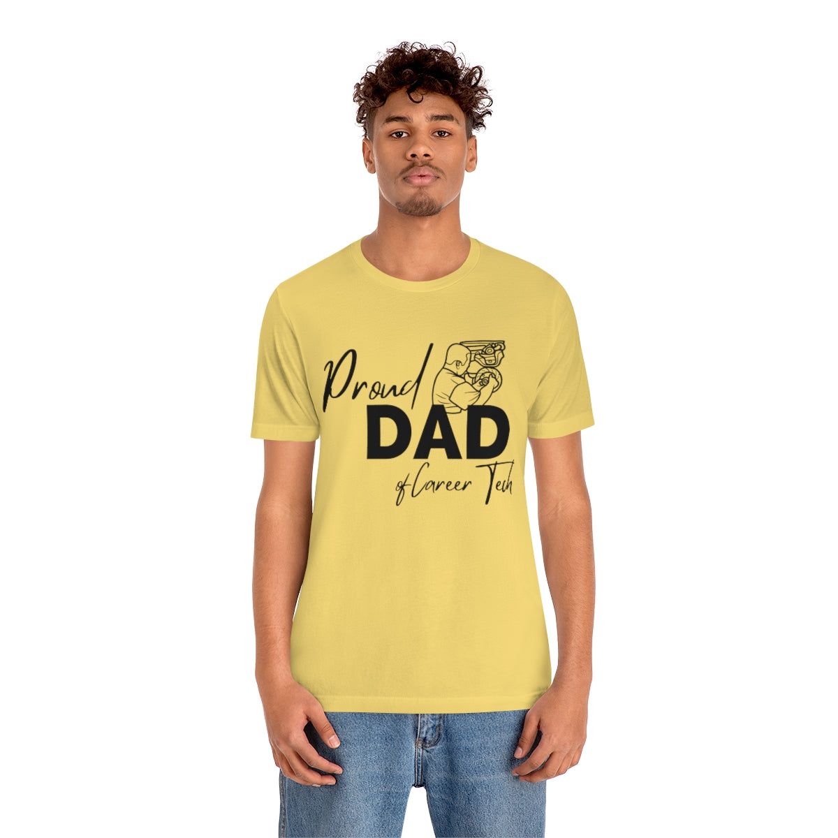 Proud Dad of Career Tech Student  Jersey Short Sleeve Tee