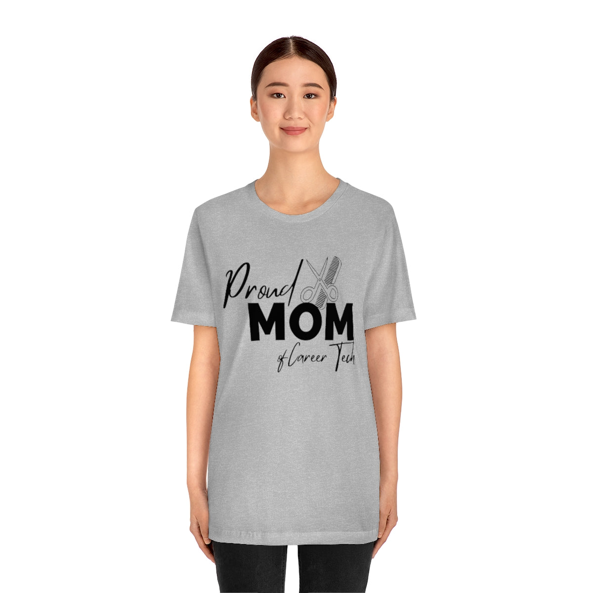 Proud Mom of Career Tech Student Unisex Jersey Short Sleeve Tee