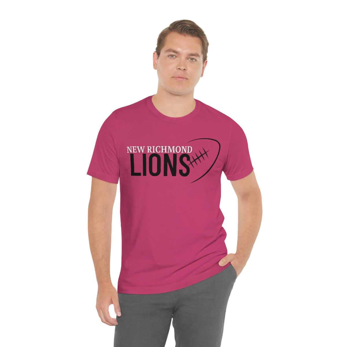 Lions Football Unisex Jersey Short Sleeve Tee