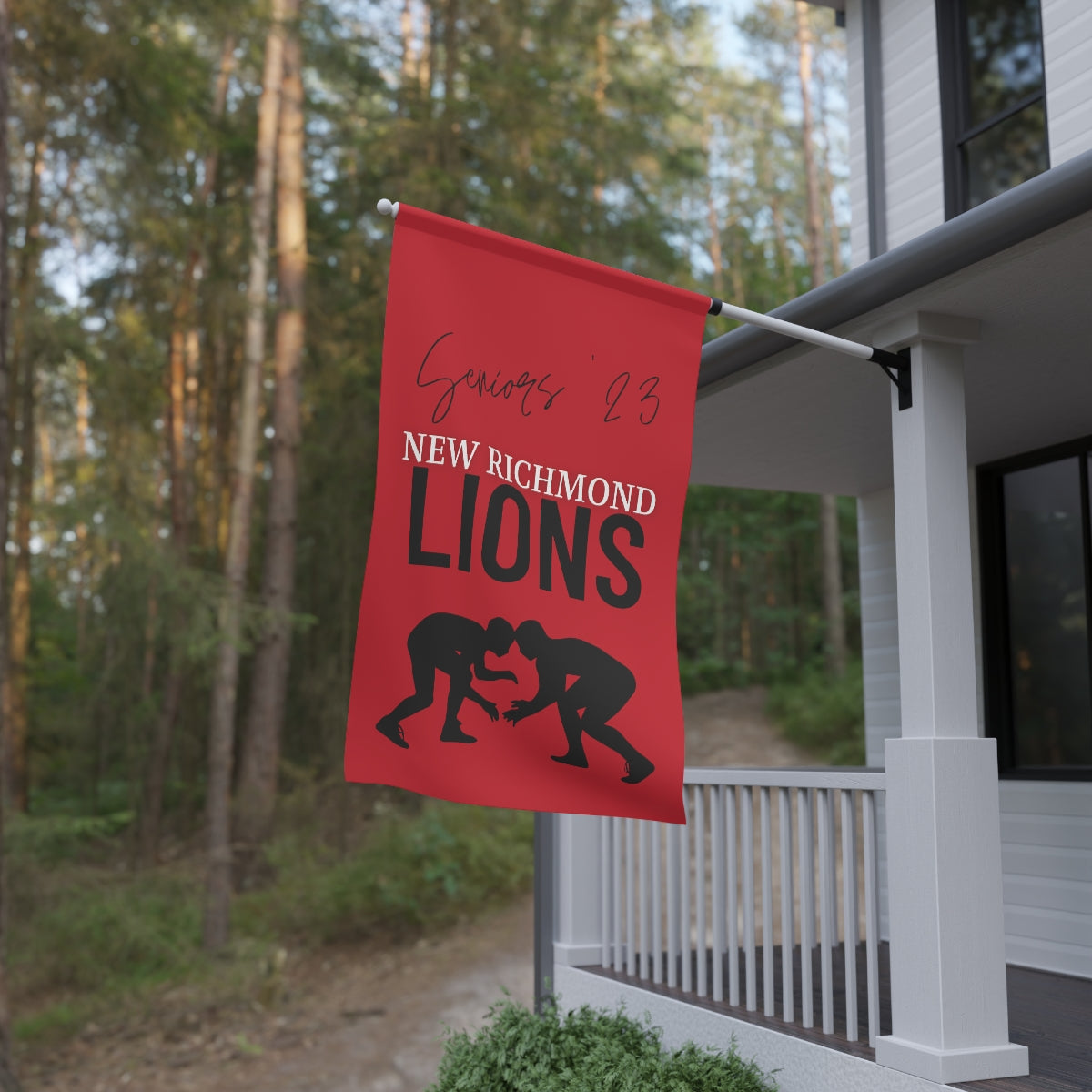 Wrestling Lions House Banner