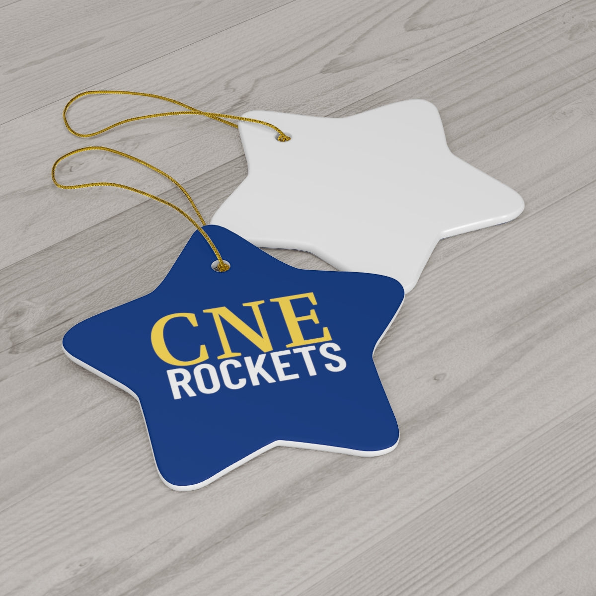 Rockets Ceramic Ornament, 4 Shapes