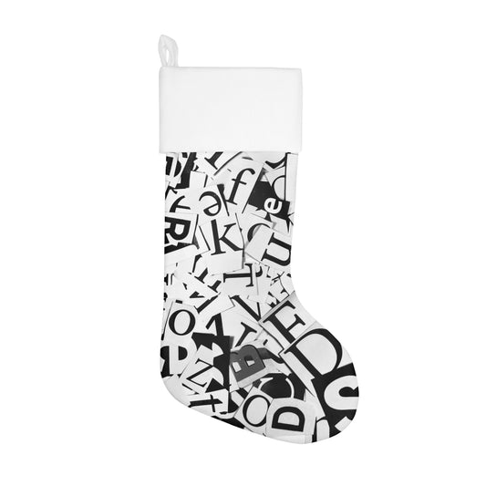 Type Holiday Stocking