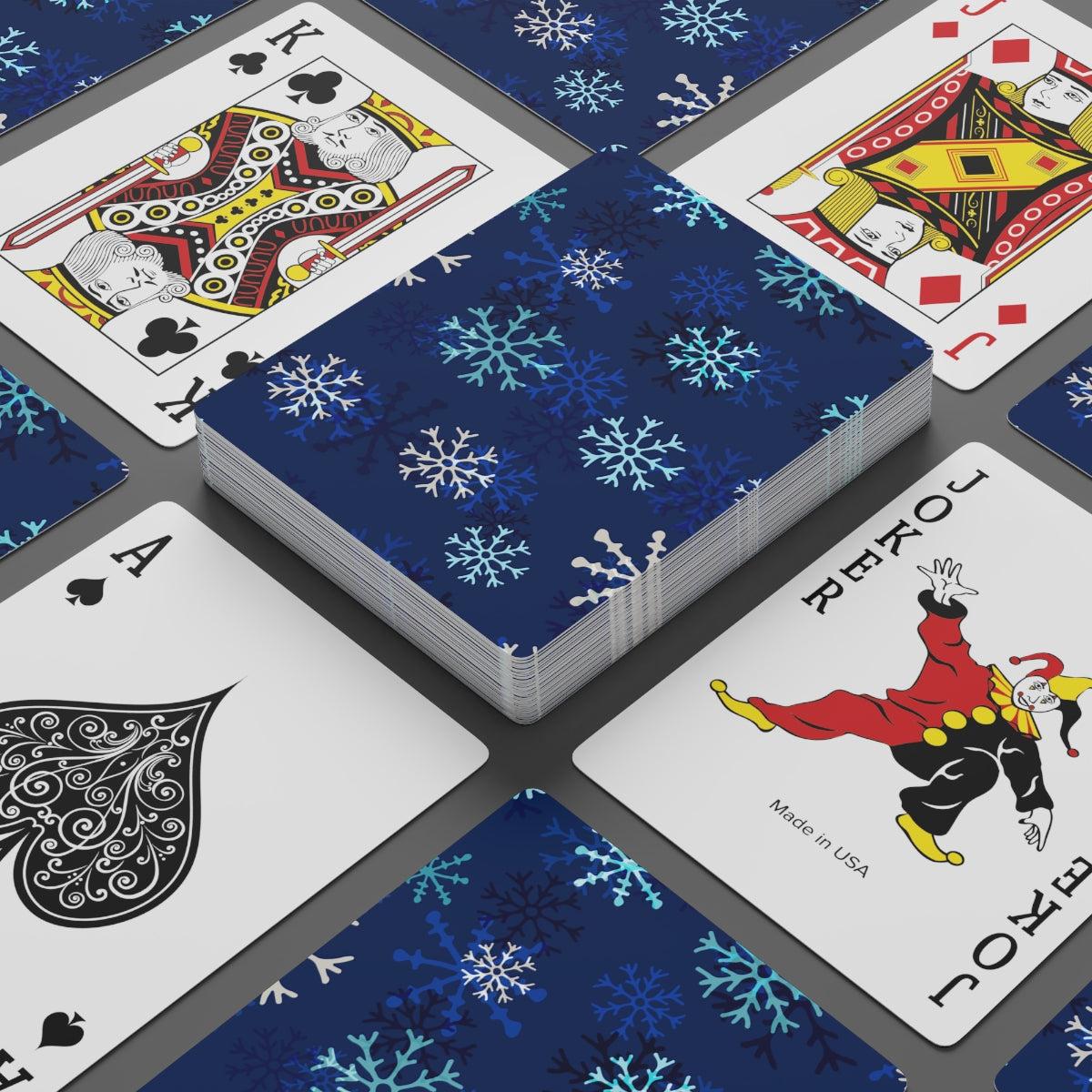 Snoe Flakes Custom Poker Cards