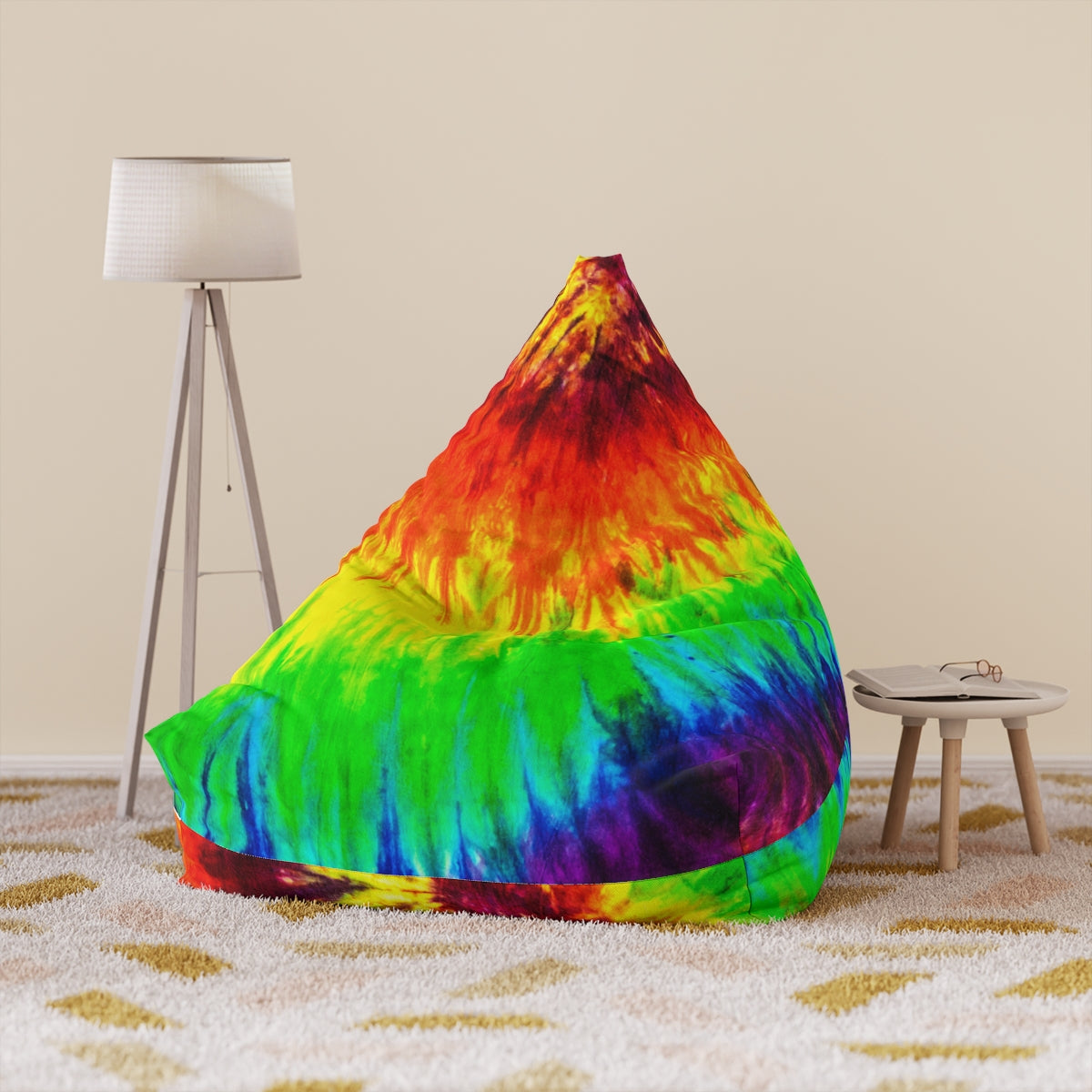 Tie Dye Bean Bag Chair Cover (Filling Sold Separately)